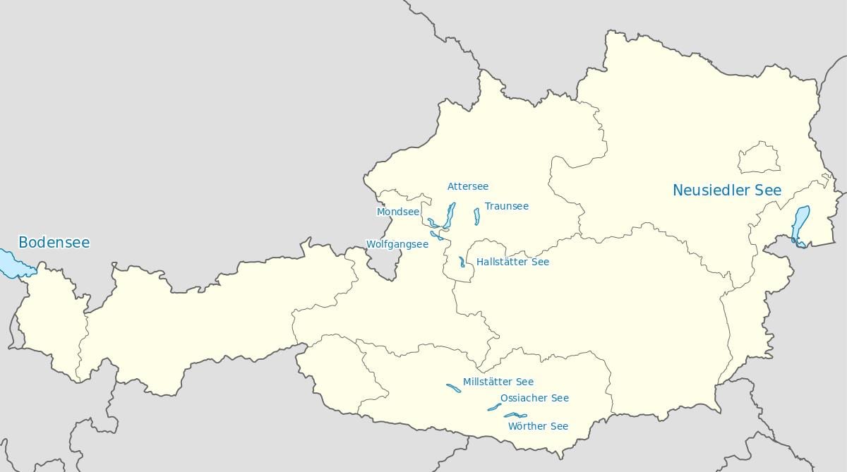 mapa do austríaco lagos