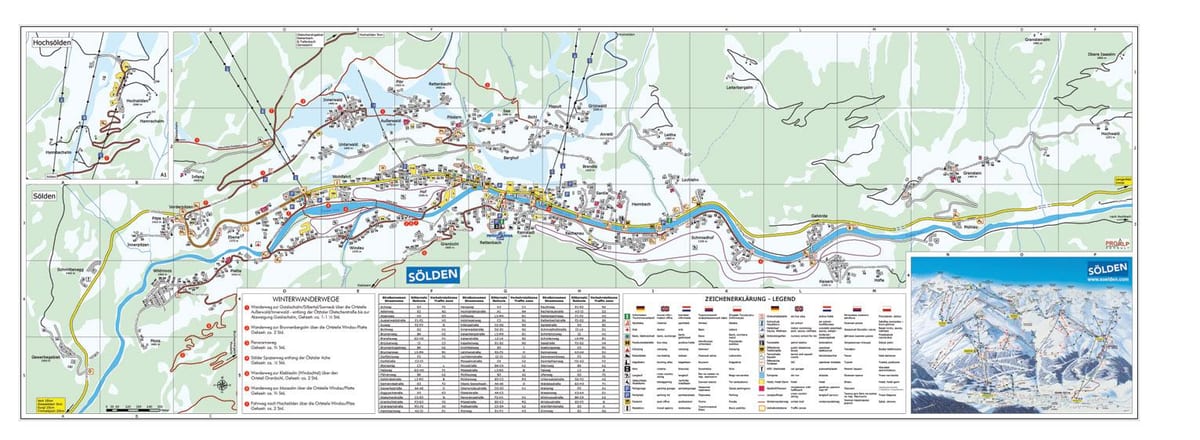 mapa de solden, áustria