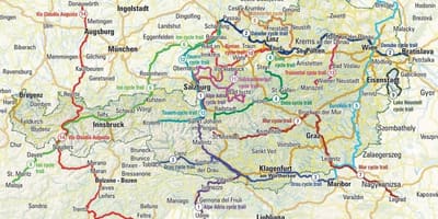 Mapa da áustria ciclismo