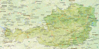 Mapa de bruck áustria