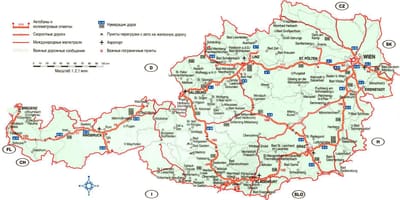 Mapa de krems, áustria