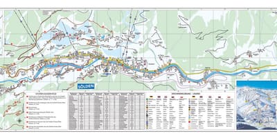 Mapa de solden, áustria